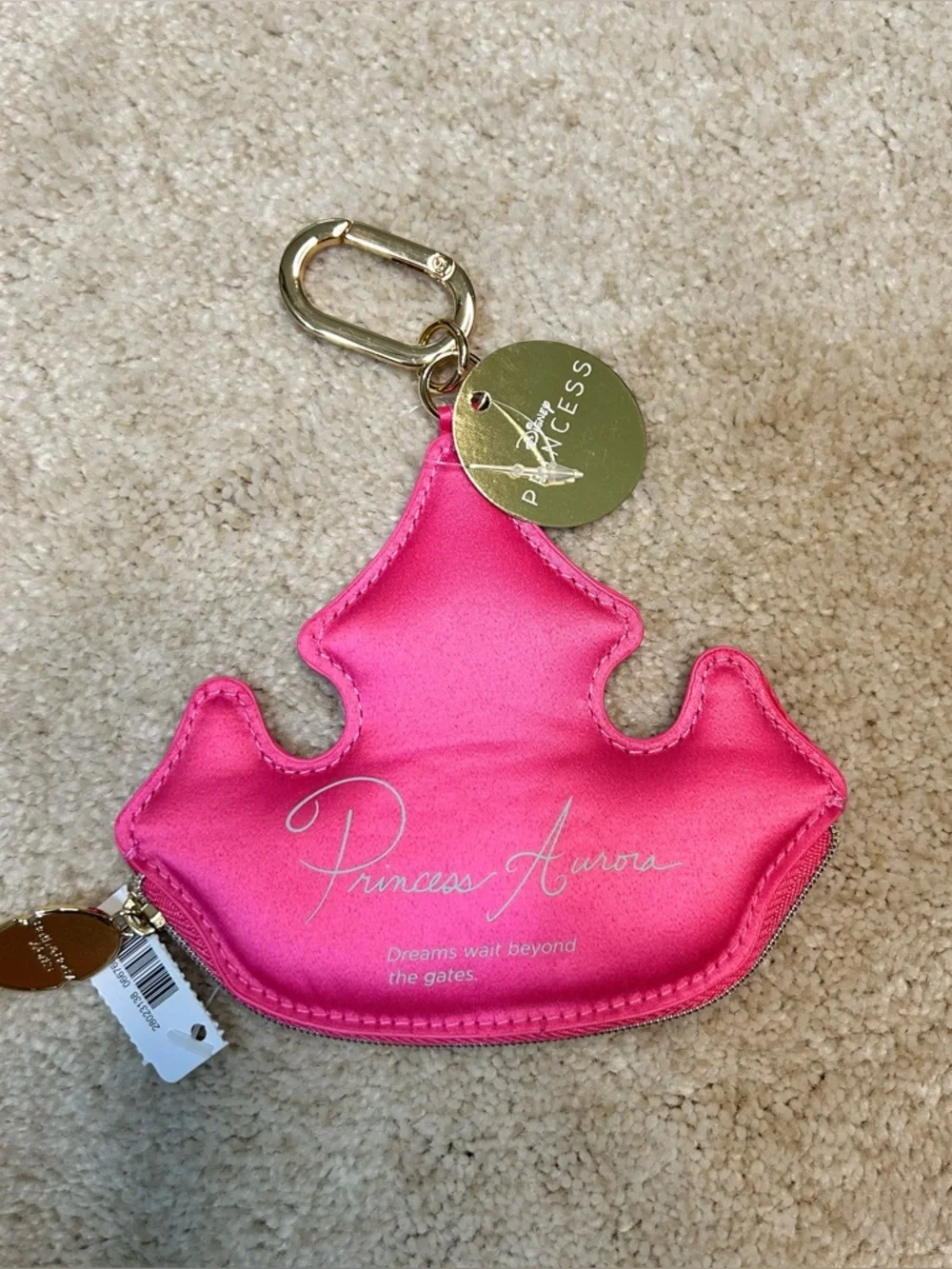 Bath & Body Works Disney Princess Aurora Crown Coin Purse